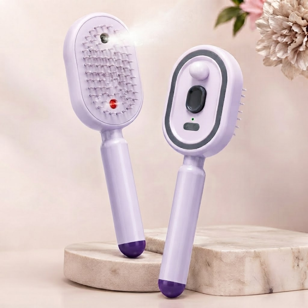 GlansBrush™ - Sig farvel til frizz og goddag til blødt og glansfuldt hår!
