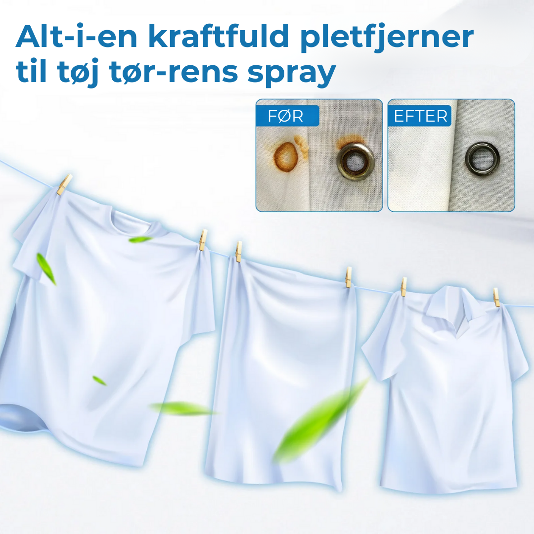PletFrit™ – Effektiv spray mod genstridige pletter!