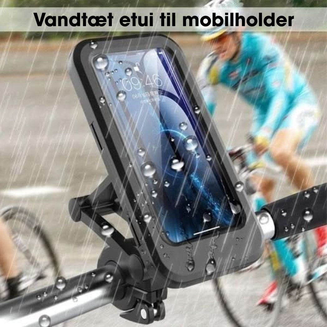 MobilHold™ – Vandtæt mobilholder til cykel og motorcykel!