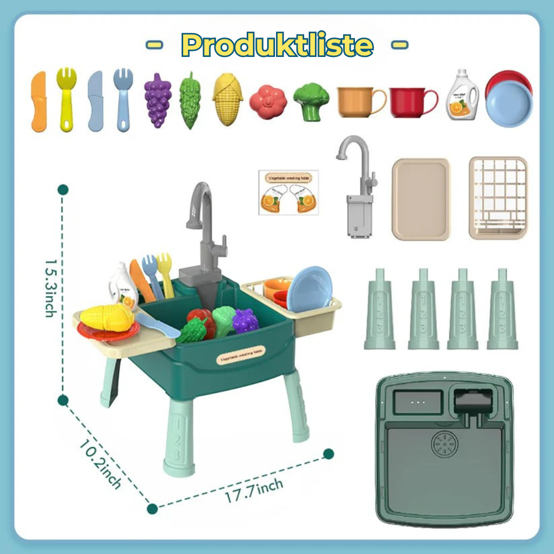MiniKøkken™ - Vandleg som sprudler af glæde!