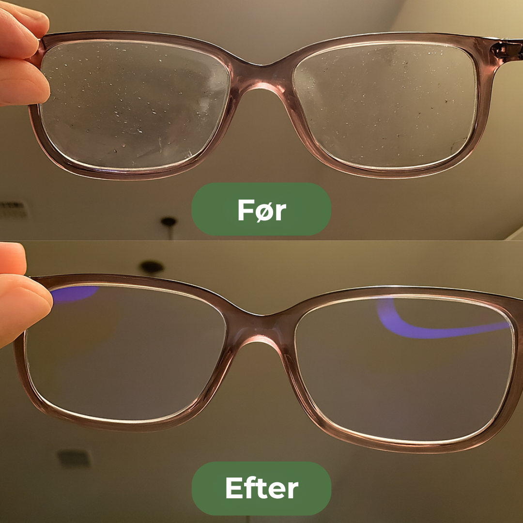 GlasKlart™ – Nem rengøring til dine briller