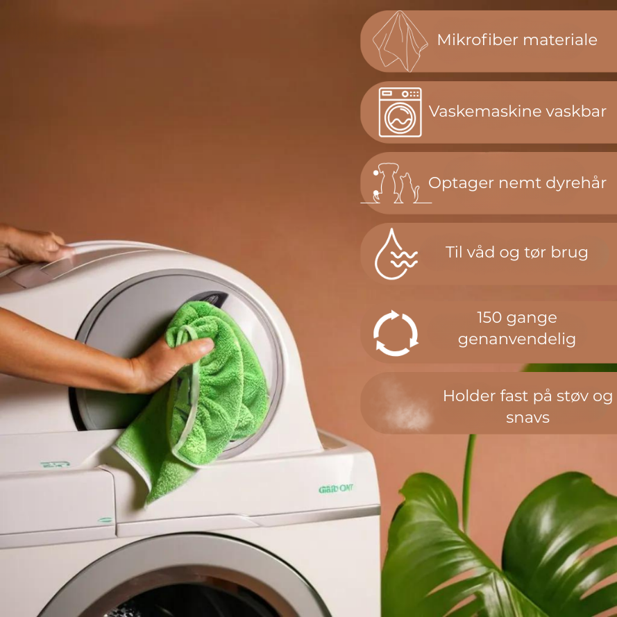 GreenSwif™ - Den genanvendelige moppe til din Swiffer!