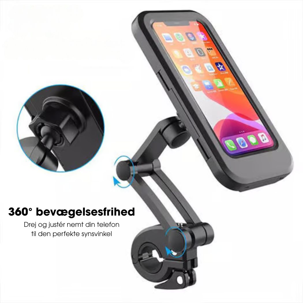MobilHold™ – Vandtæt mobilholder til cykel og motorcykel!