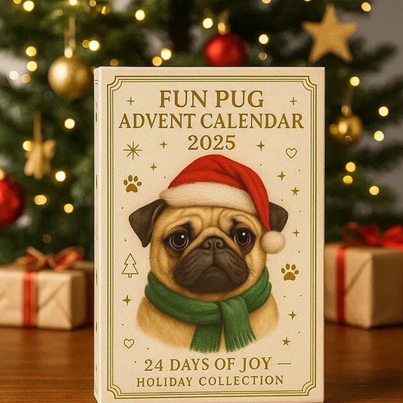 Pugmas™ – 24 dage med grin, charme & julehygge