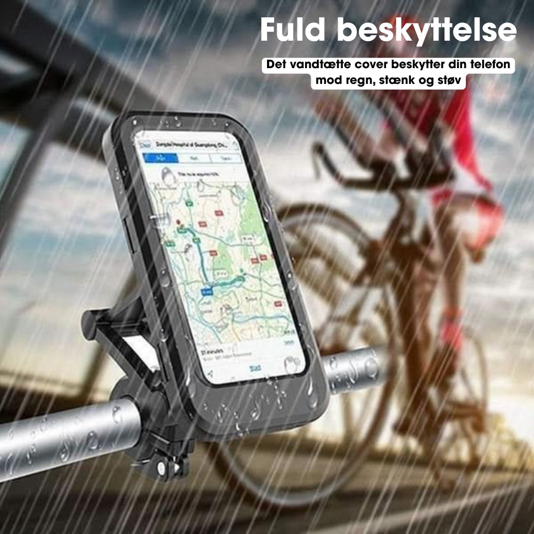 MobilHold™ – Vandtæt mobilholder til cykel og motorcykel!