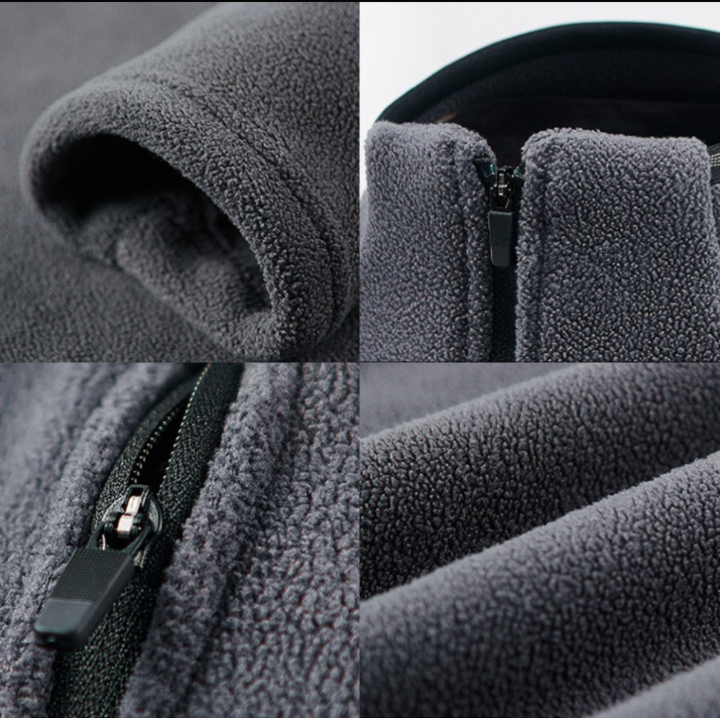 NordFleece trøje - med lynlås