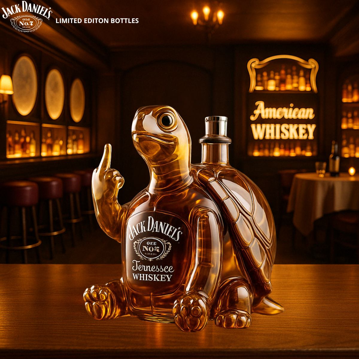 WhiskeyDyr™ Flaske - Den bedste Whiskey-flaske til dit hjem!