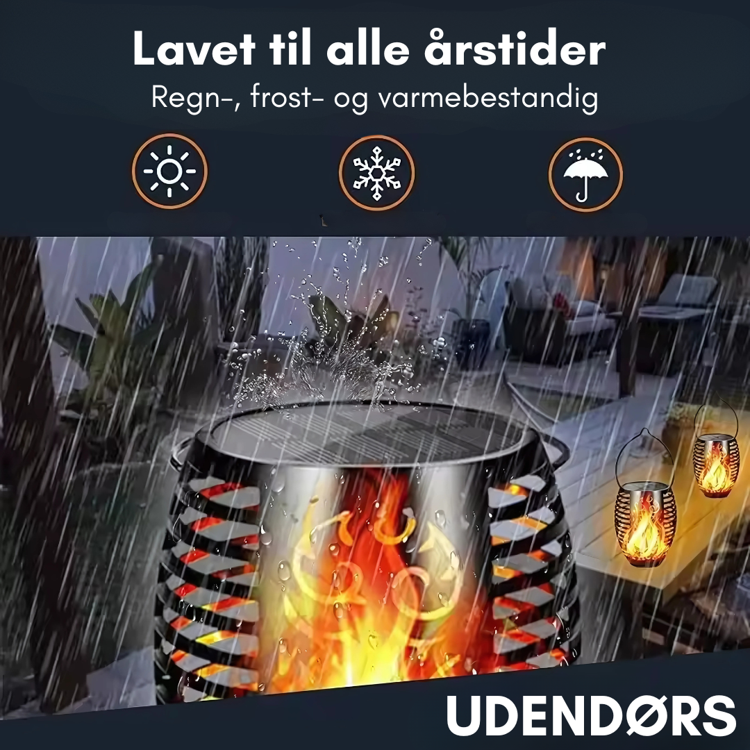 FlammerLys™ (4 STYK) - Den stemningsfulde solfakkelt - sikker og uden varme!