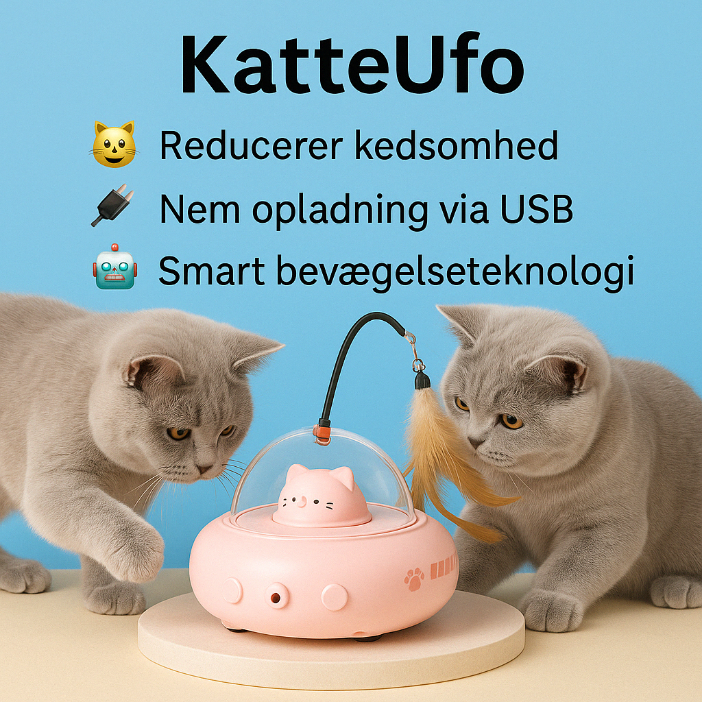 KatteUfo™ - Det ultimative legetøj til at jagte og jage!
