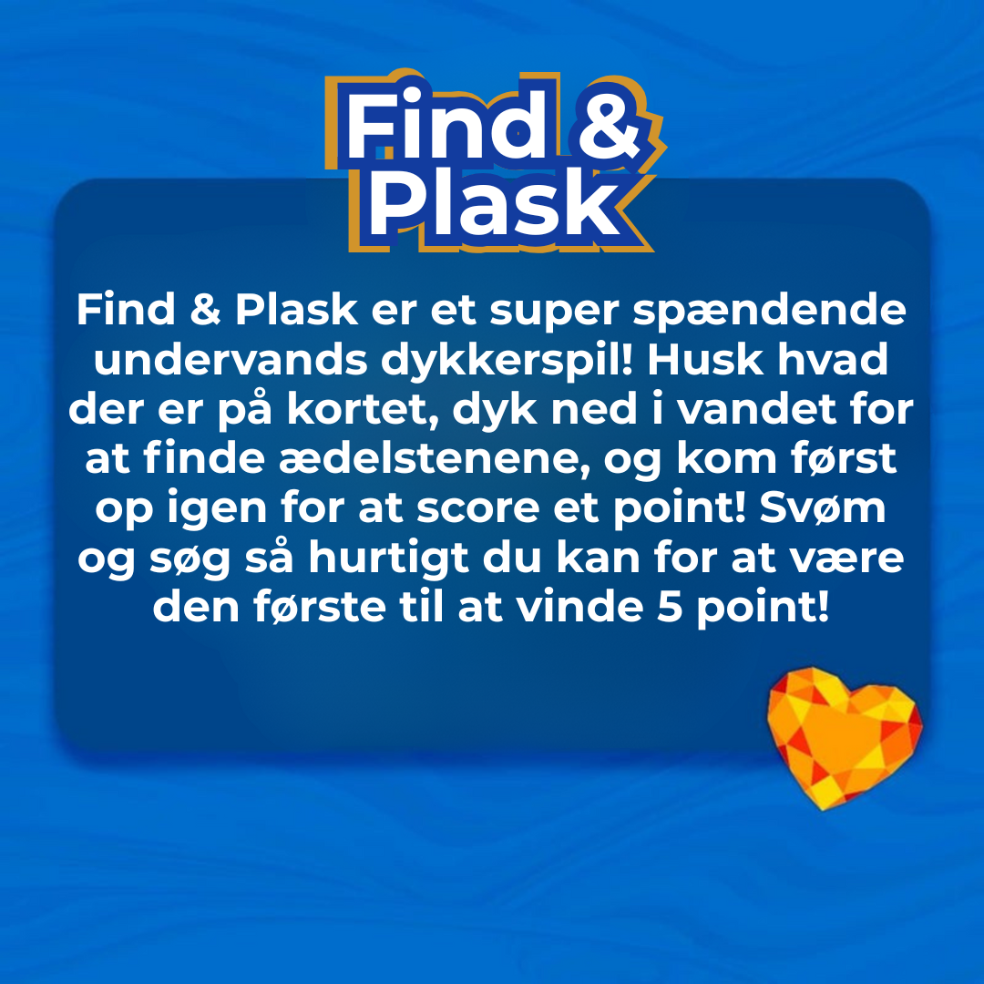 Find & Plask™ – Lær, leg og dyk ned i sjov