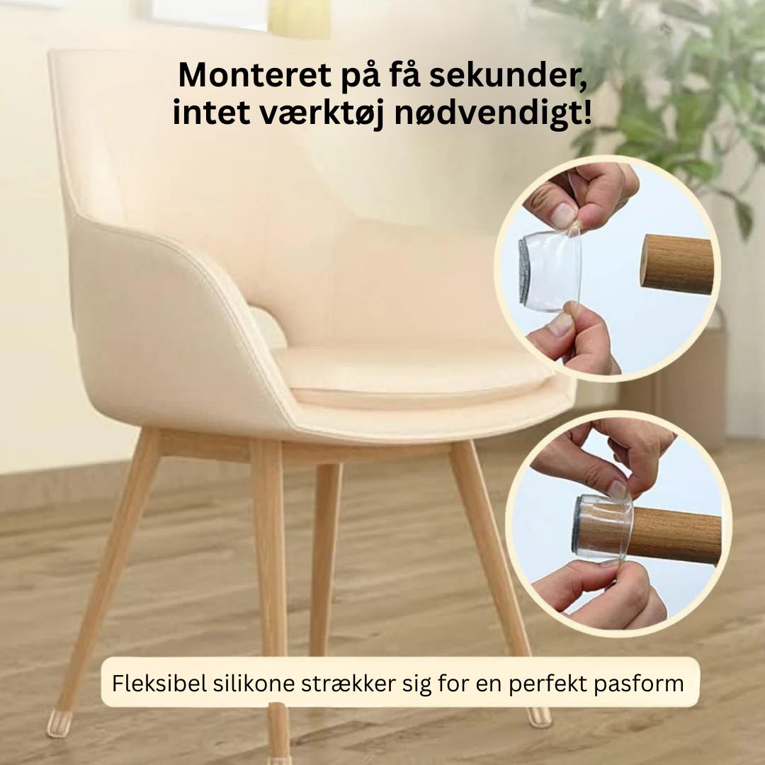StolSokker™ - Den bedste lydisolerende beskyttelse til dit gulv!