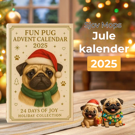 Pugmas™ – 24 dage med grin, charme & julehygge