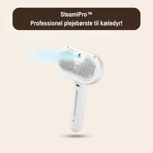 SteamiPro™ - Professionel plejebørste til kæledyr!