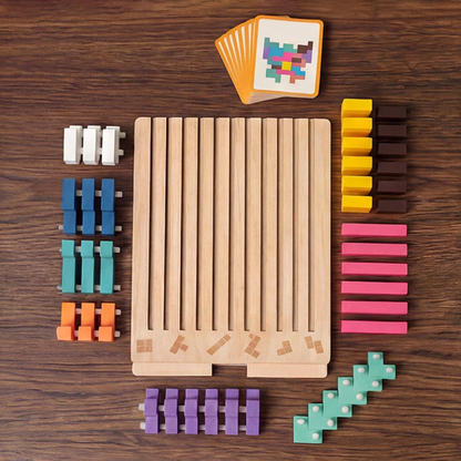 StakLeg™ - Montessori-inspireret stablelspil i træ til nysgerrige børn!