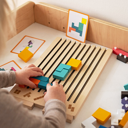 StakLeg™ - Montessori-inspireret stablelspil i træ til nysgerrige børn!