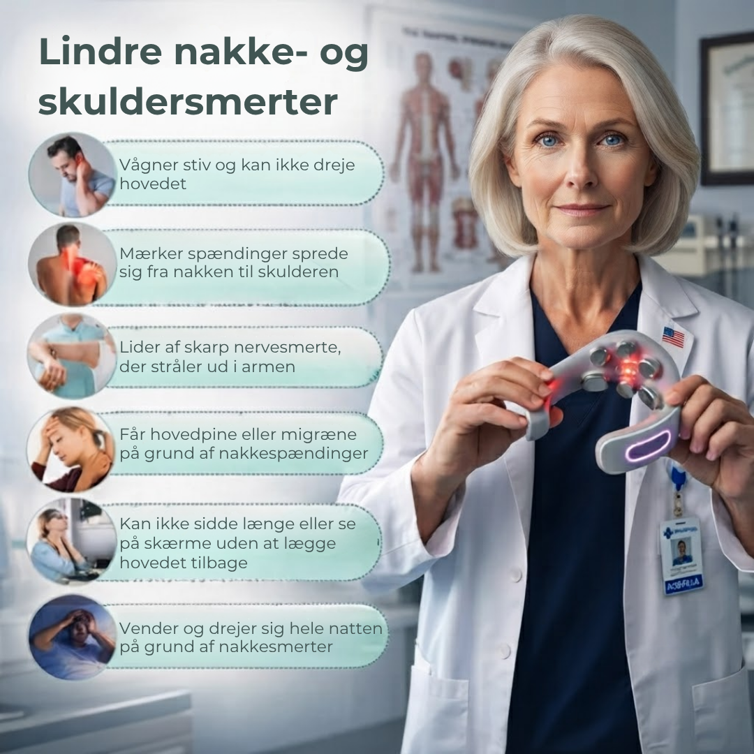 CerviFix™ - Intelligent nakkemassage mod kroniske smerter og nakkeknude!