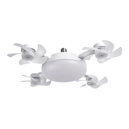 AirGlow™ - Køl dit rum ned med stil — LED-loft ventilator med fjernbetjening!