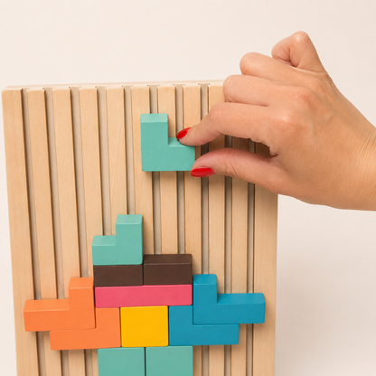 StakLeg™ - Montessori-inspireret stablelspil i træ til nysgerrige børn!