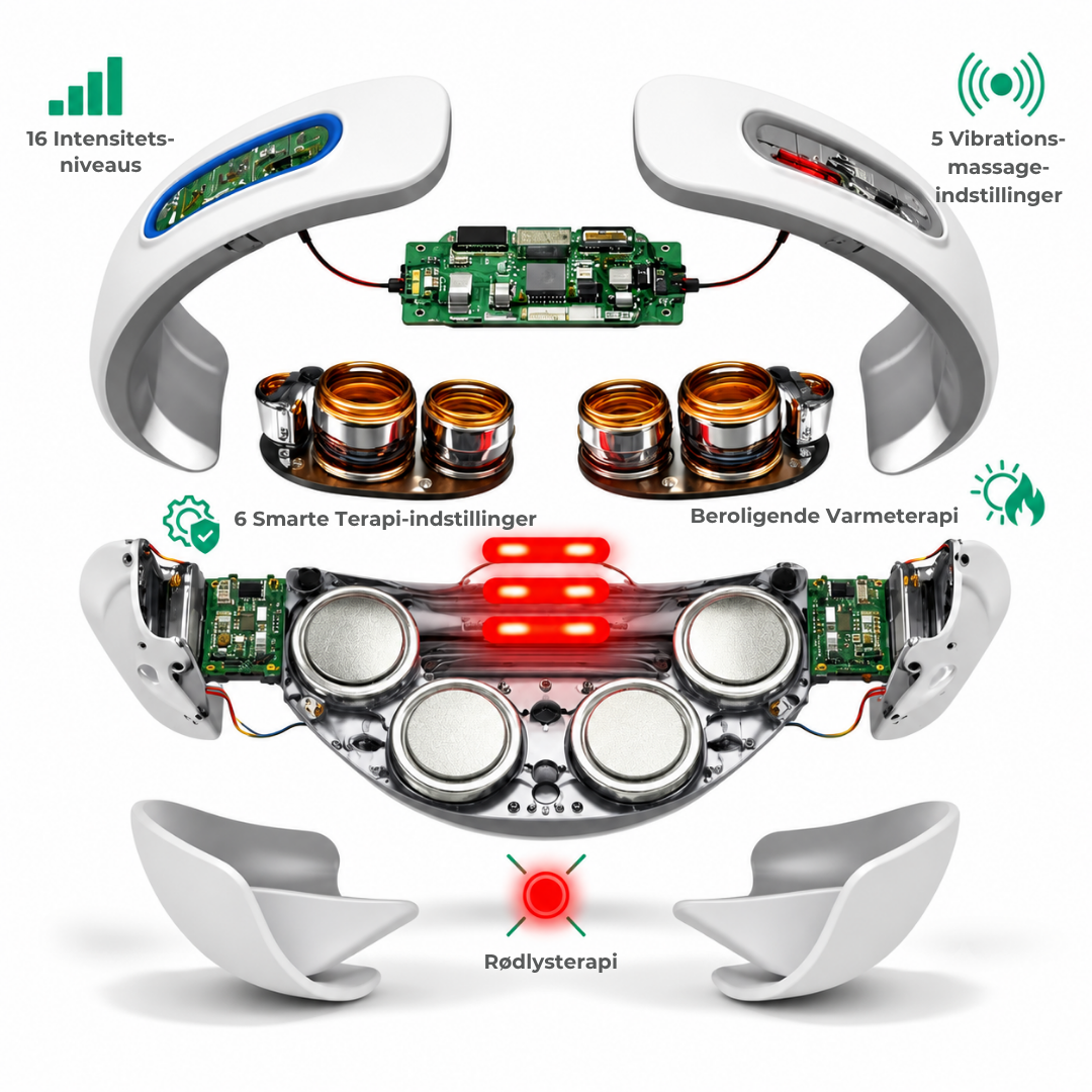CerviFix™ - Intelligent nakkemassage mod kroniske smerter og nakkeknude!