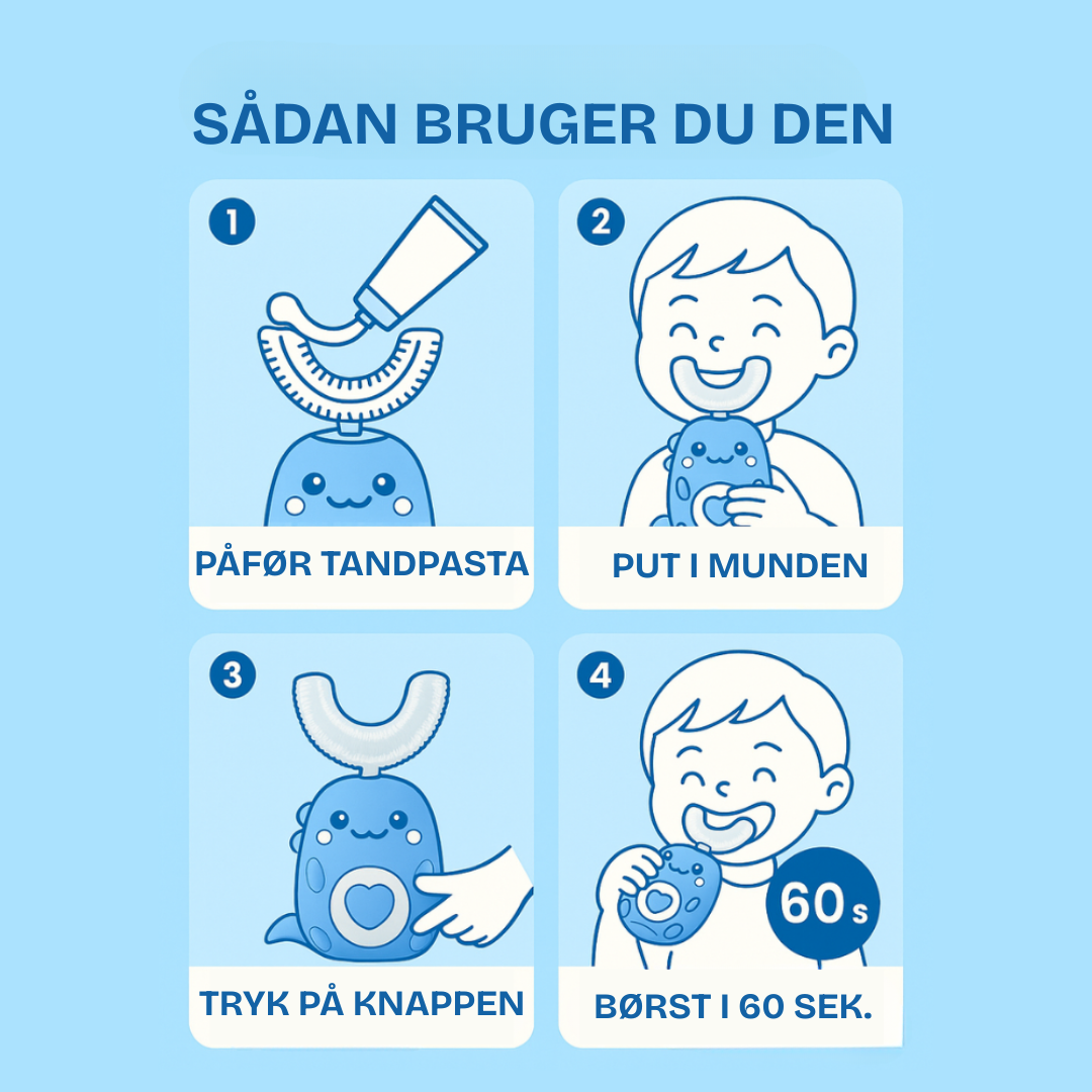 BarnBrush™ - Tandbørstning har aldrig været nemmere!