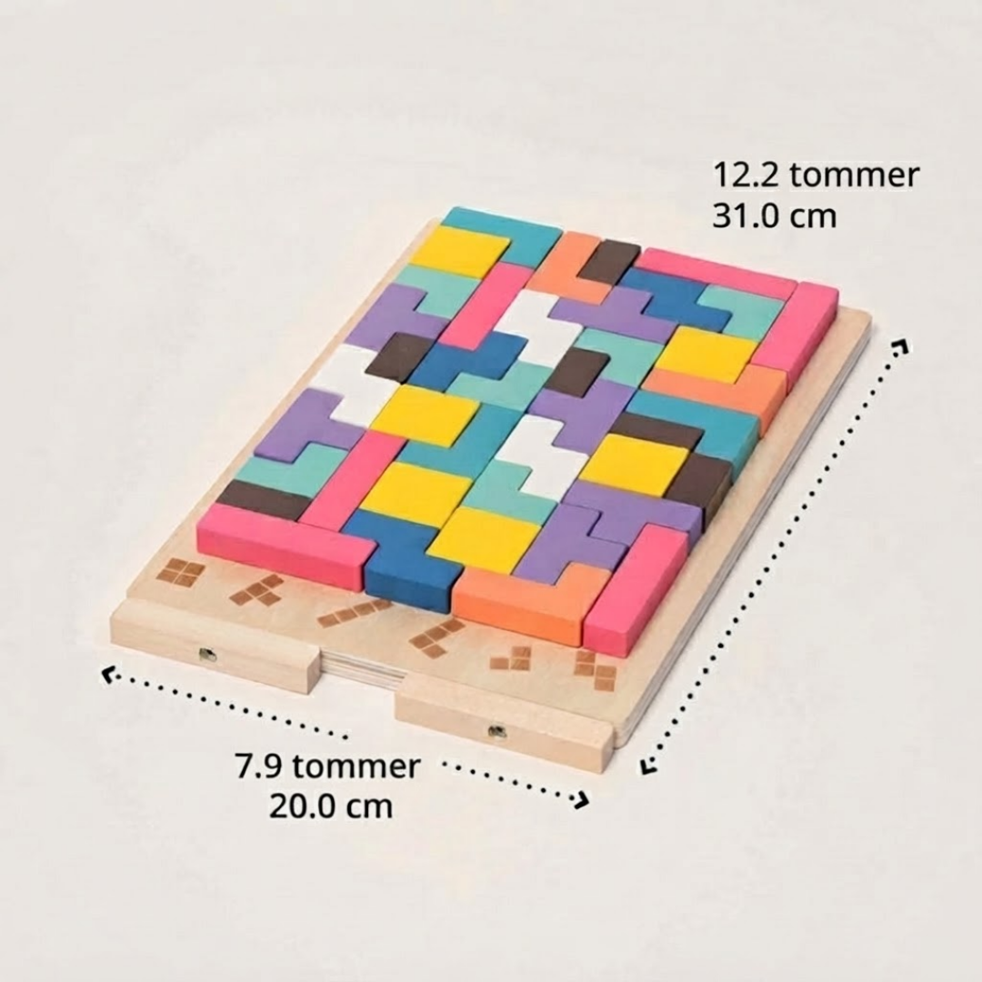 StakLeg™ - Montessori-inspireret stablelspil i træ til nysgerrige børn!