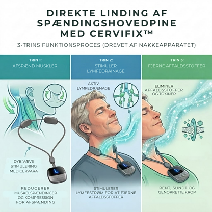 CerviFix™ - Intelligent nakkemassage mod kroniske smerter og nakkeknude!