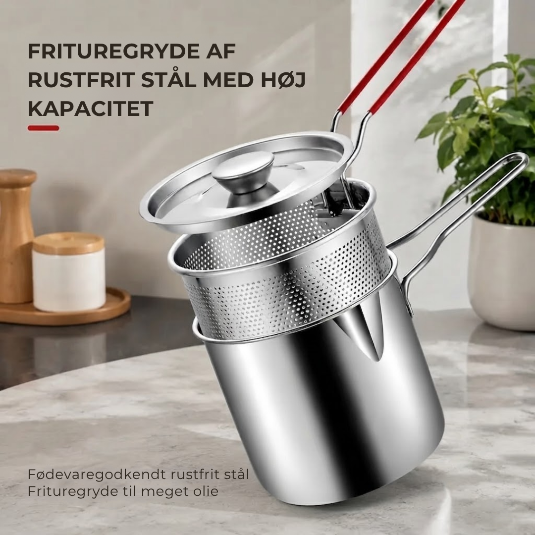 FryPot™ - Sprødt og lækkert friteret mad — hver eneste gang!