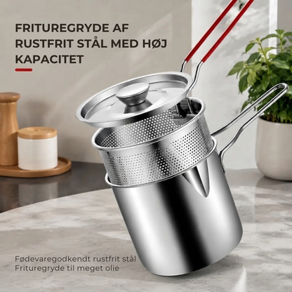 FryPot™ - Sprødt og lækkert friteret mad — hver eneste gang!