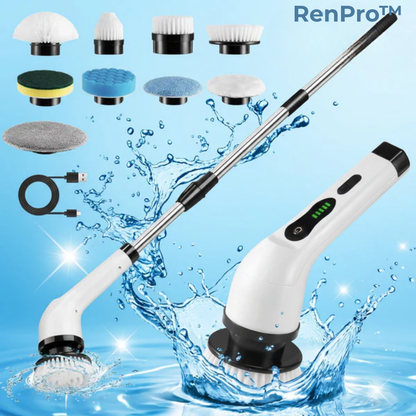 RenPro™ – 9-i-1 elektrisk rengøringsbørste til hele hjemmet