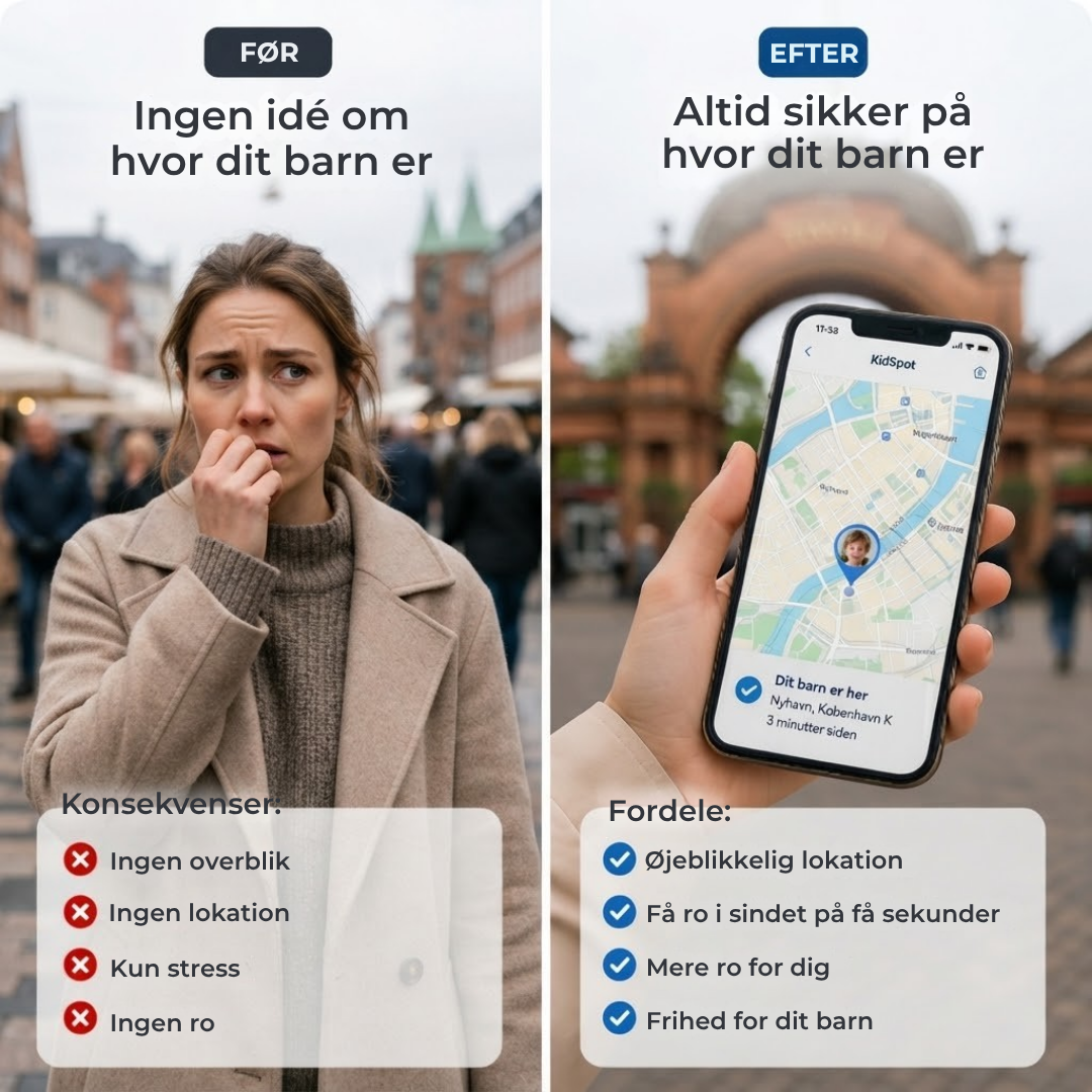 KidTrack™- Hold øje med dine børn — uanset hvor de er!