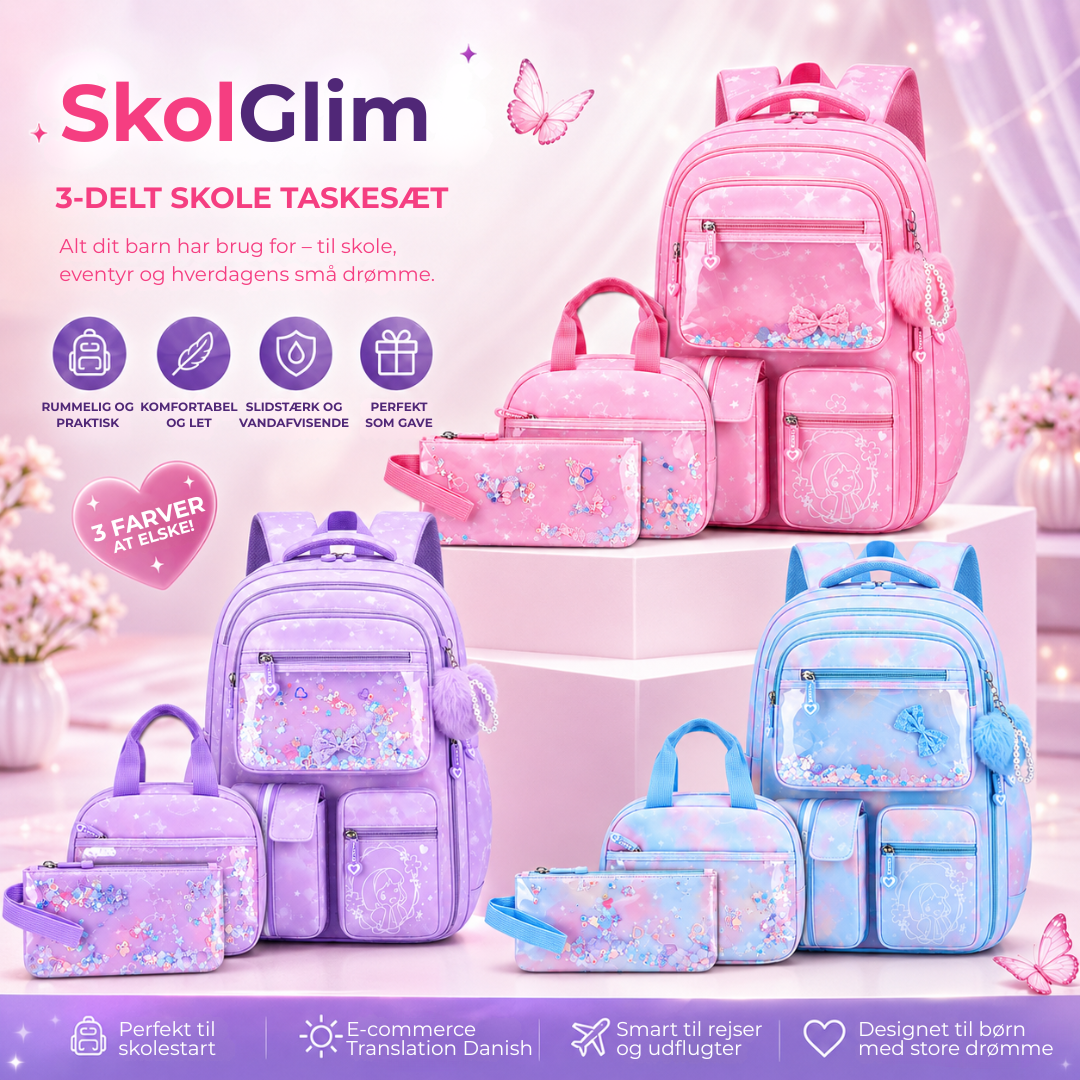 SkolGlim™ - Skil dig ud med det smukkeste sæt i klassen!