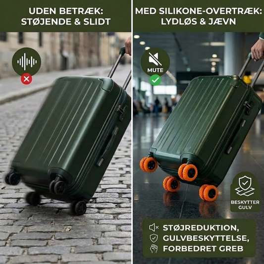 HjulSkyd™ - Beskyt dine kufferthjul og rejs uden bekymringer!