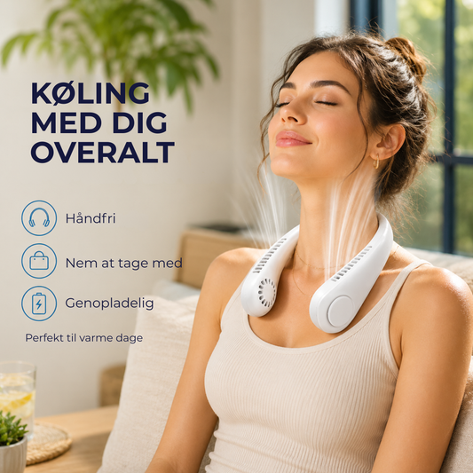 NakkeVind™ - Bær din egen vind — køl ned på farten!