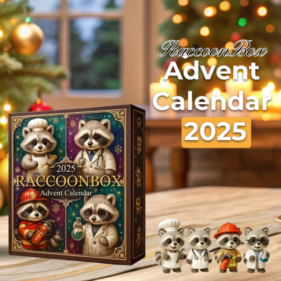 RaccoonBox™ – Julens nedtælling med søde vaskebjørne