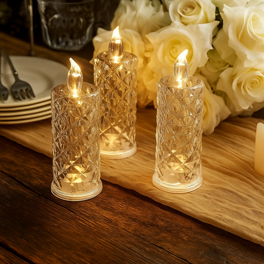 KrystalFlamme™ – Magisk lys med krystalglød