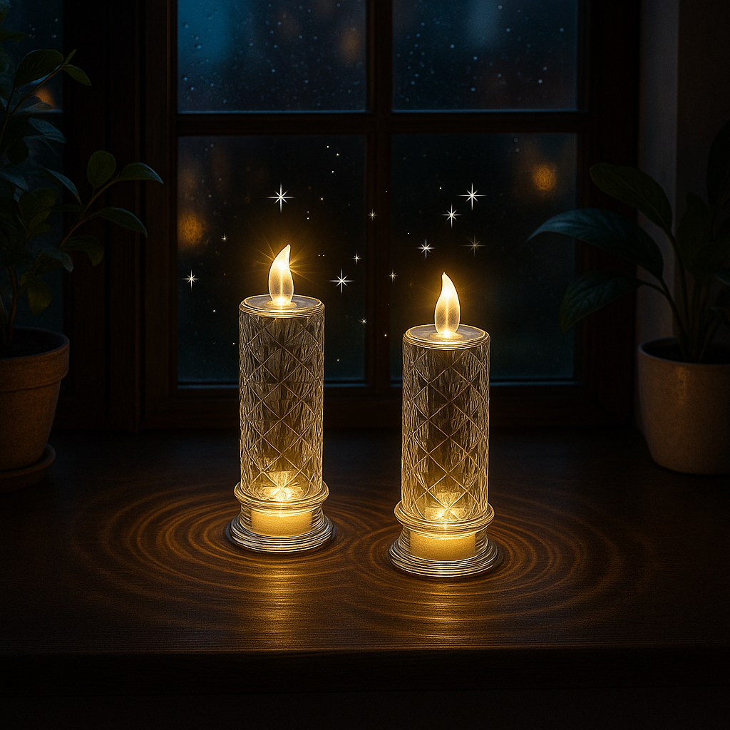 KrystalFlamme™ – Magisk lys med krystalglød