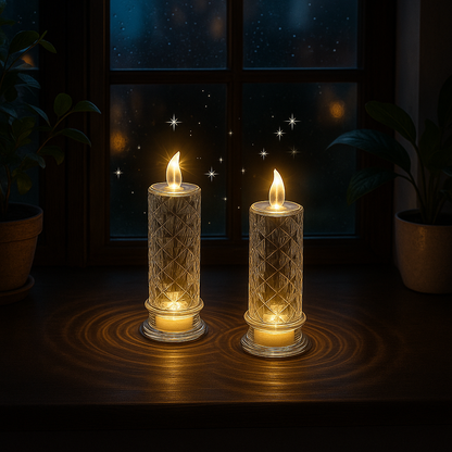 KrystalFlamme™ – Magisk lys med krystalglød