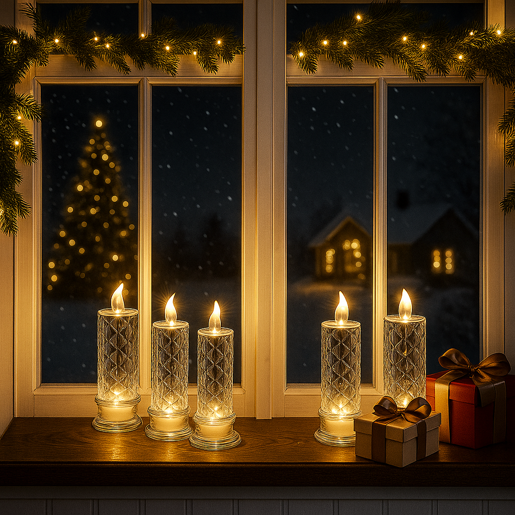 KrystalFlamme™ – Magisk lys med krystalglød