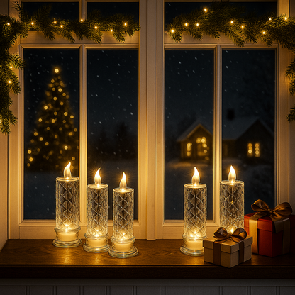 KrystalFlamme™ – Magisk lys med krystalglød