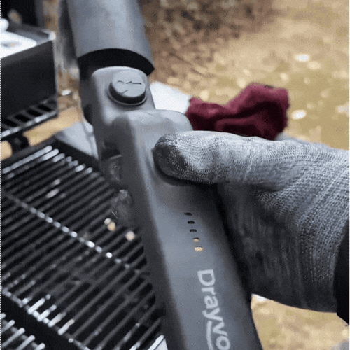 GrillRen Pro™ – Elektrisk grillbørste med kraftfuld motor
