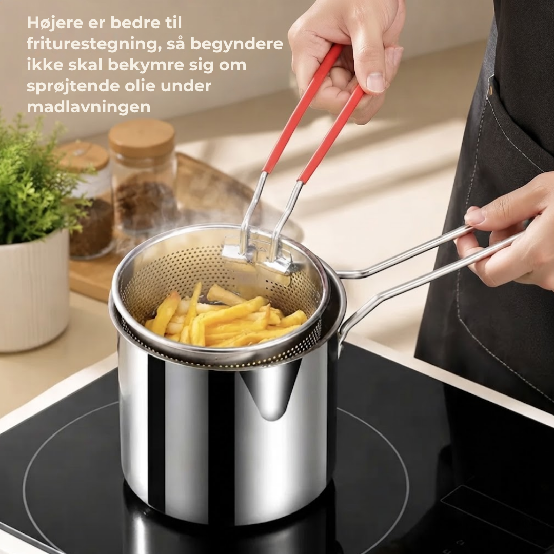 FryPot™ - Sprødt og lækkert friteret mad — hver eneste gang!
