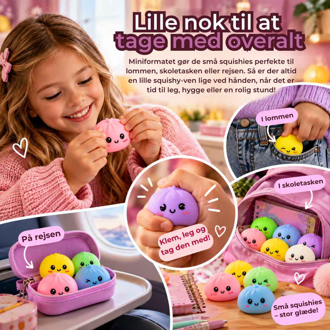 JuleSquish™ - 24 dage med bløde og søde squish-overraskelser til børn!