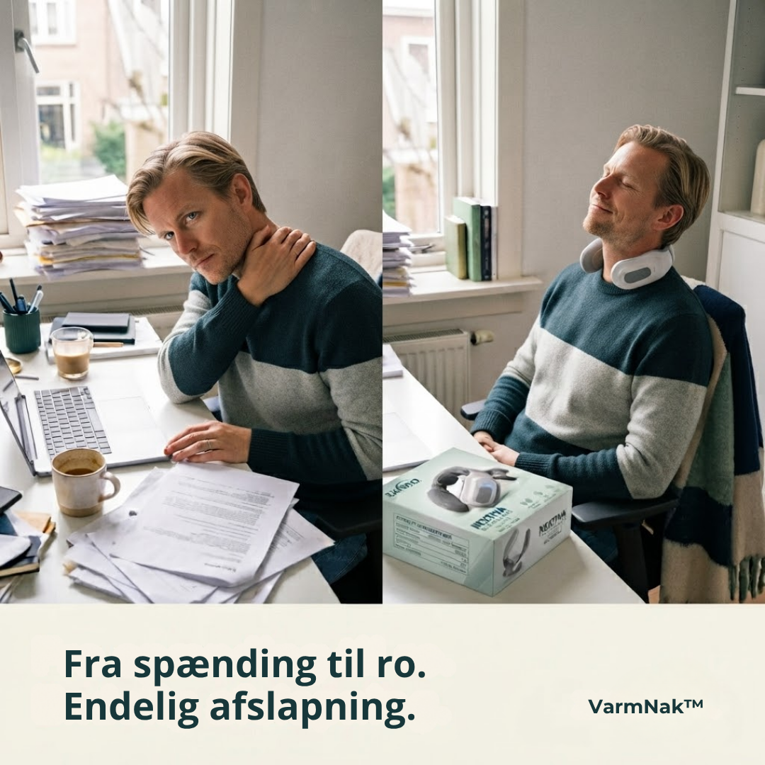 VarmNak™ - Dyb afslapning med varme til nakke og skuldre!