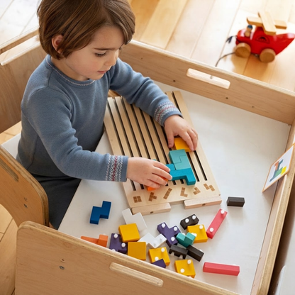 StakLeg™ - Montessori-inspireret stablelspil i træ til nysgerrige børn!