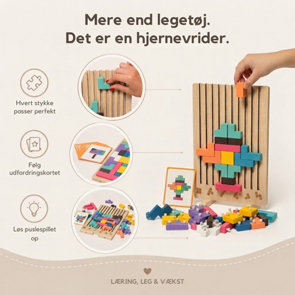 StakLeg™ - Montessori-inspireret stablelspil i træ til nysgerrige børn!