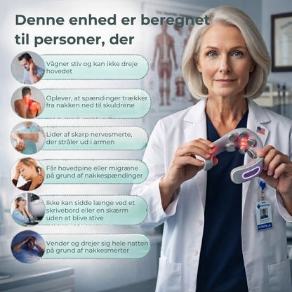 VarmNak™ - Dyb afslapning med varme til nakke og skuldre!