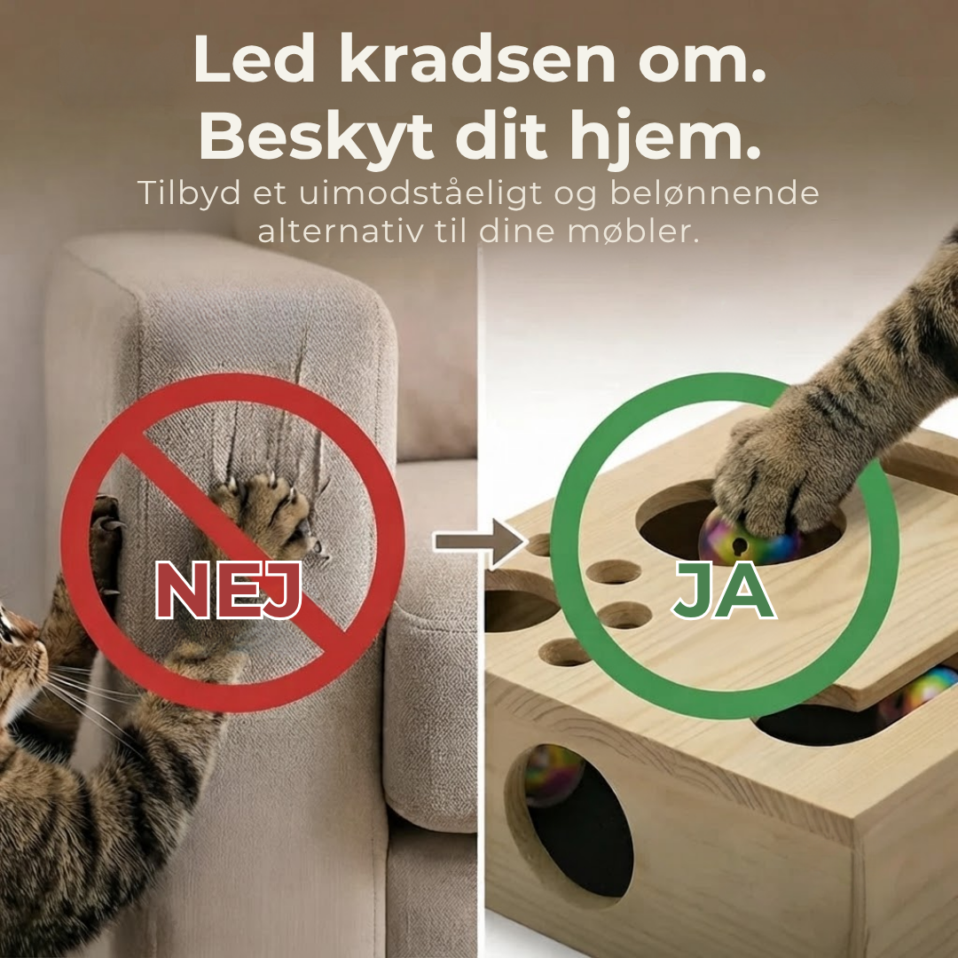 KloFil™ - Slib kløerne automatisk — og hold katten underholdt!