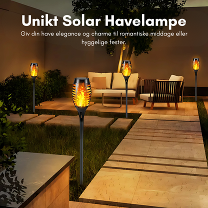 FlammerLys™ (4 STYK) - Den stemningsfulde solfakkelt - sikker og uden varme!