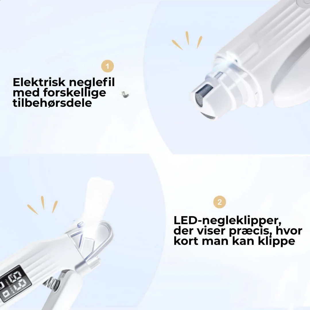 PoteKlip™ – Sikker negleklipning med LED-lys