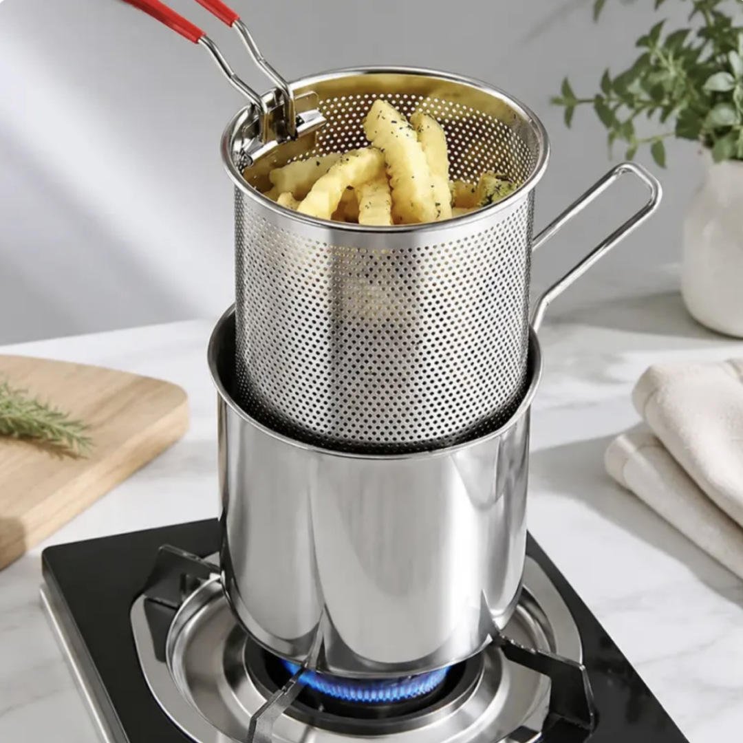 FryPot™ - Sprødt og lækkert friteret mad — hver eneste gang!